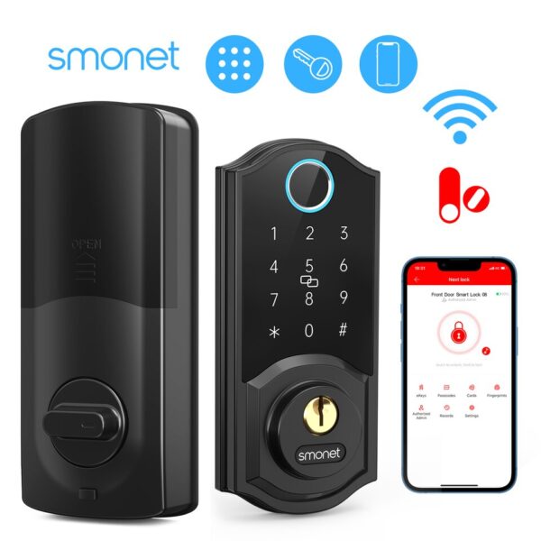 Electronic Door Latch with Biometric and Remote Unlock - Image 5