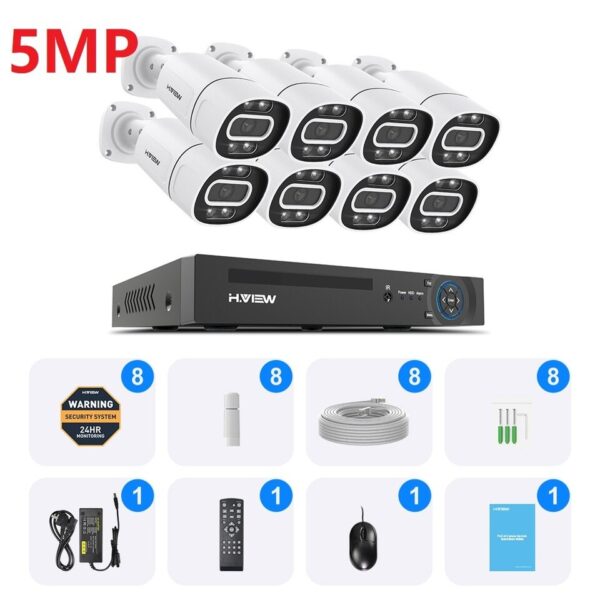 Home Video Surveillance Kit - 8CH 4K 5MP 8MP - Image 5