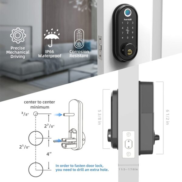 Fingerprint Door Lock - Hornbill Smart Lock - Image 7
