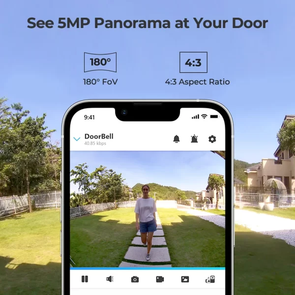 Reolink Video Doorbell Smart 2K+ Camera PoE - Image 2