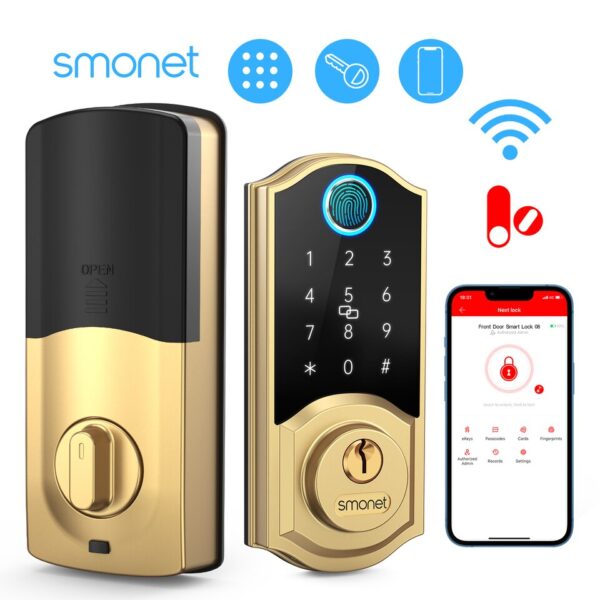 Electronic Door Latch with Biometric and Remote Unlock - Image 7