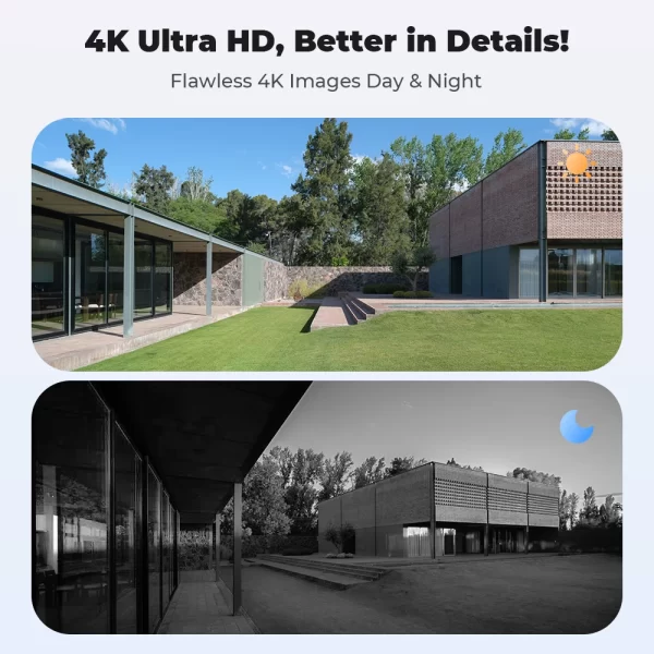 4 Piece 4K CCTV Security Camera System - Image 2