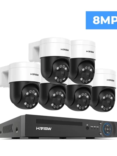 6 Piece 6CH 4K 8MP CCTV Security Camera System