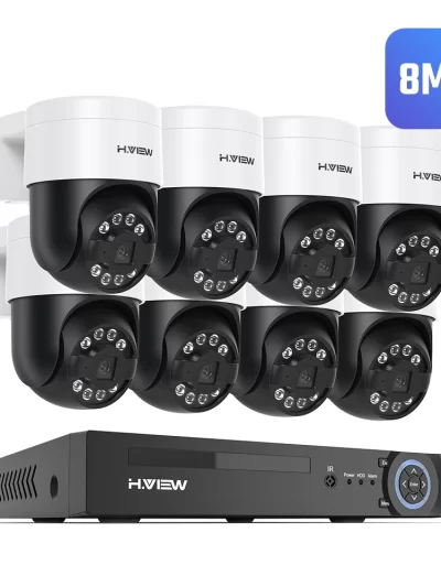 8 Pieces 8CH 4K 8MP CCTV Security Camera System