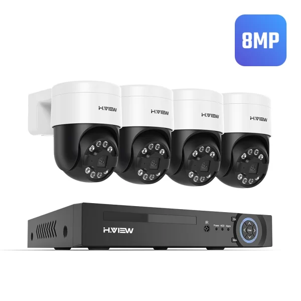 4 Piece 4K CCTV Security Camera System